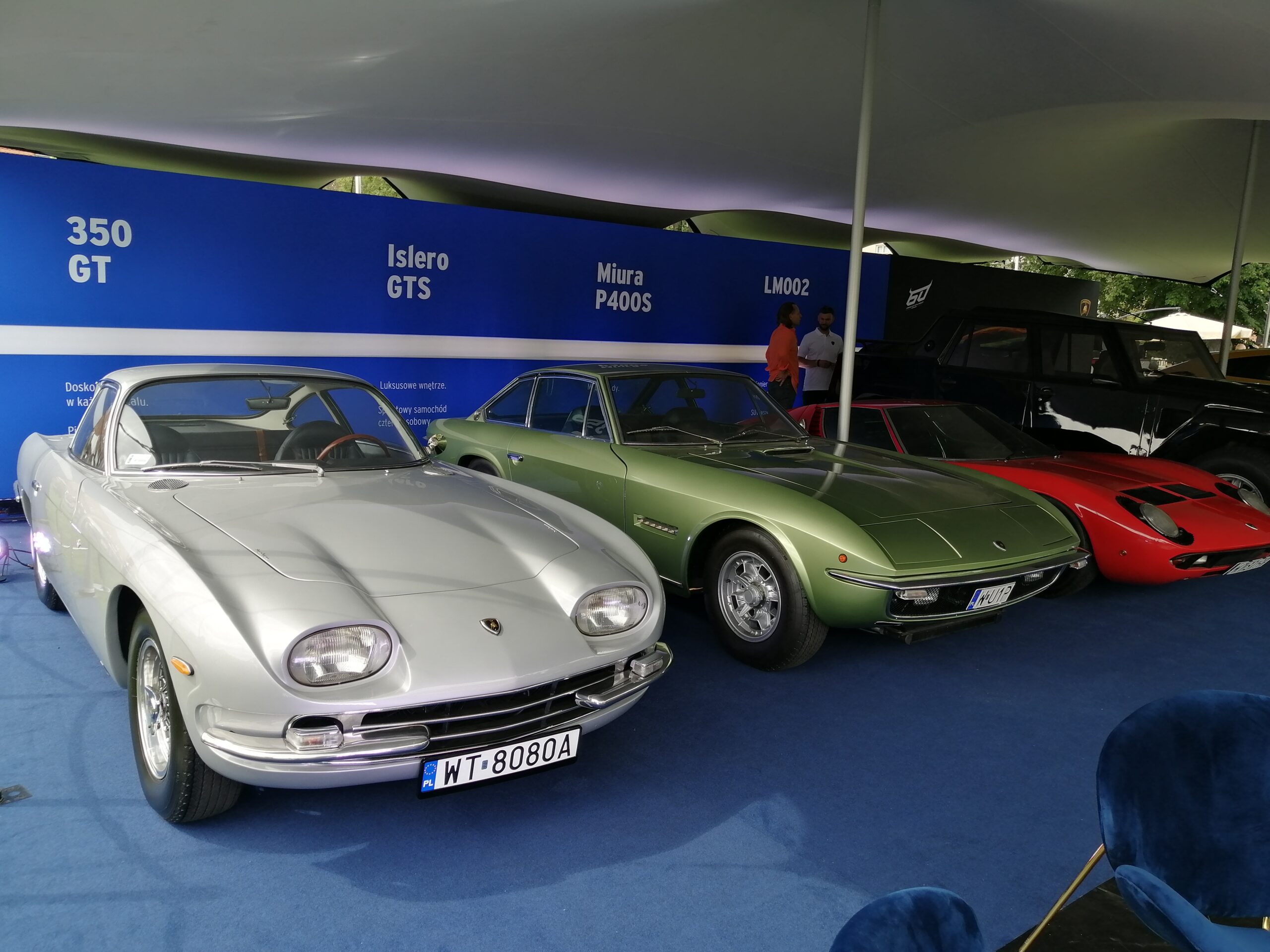Kolekcja Lamborghini podczas Motoclassic Wrocław 2023